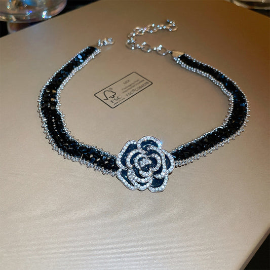 Crystal Rose Necklace