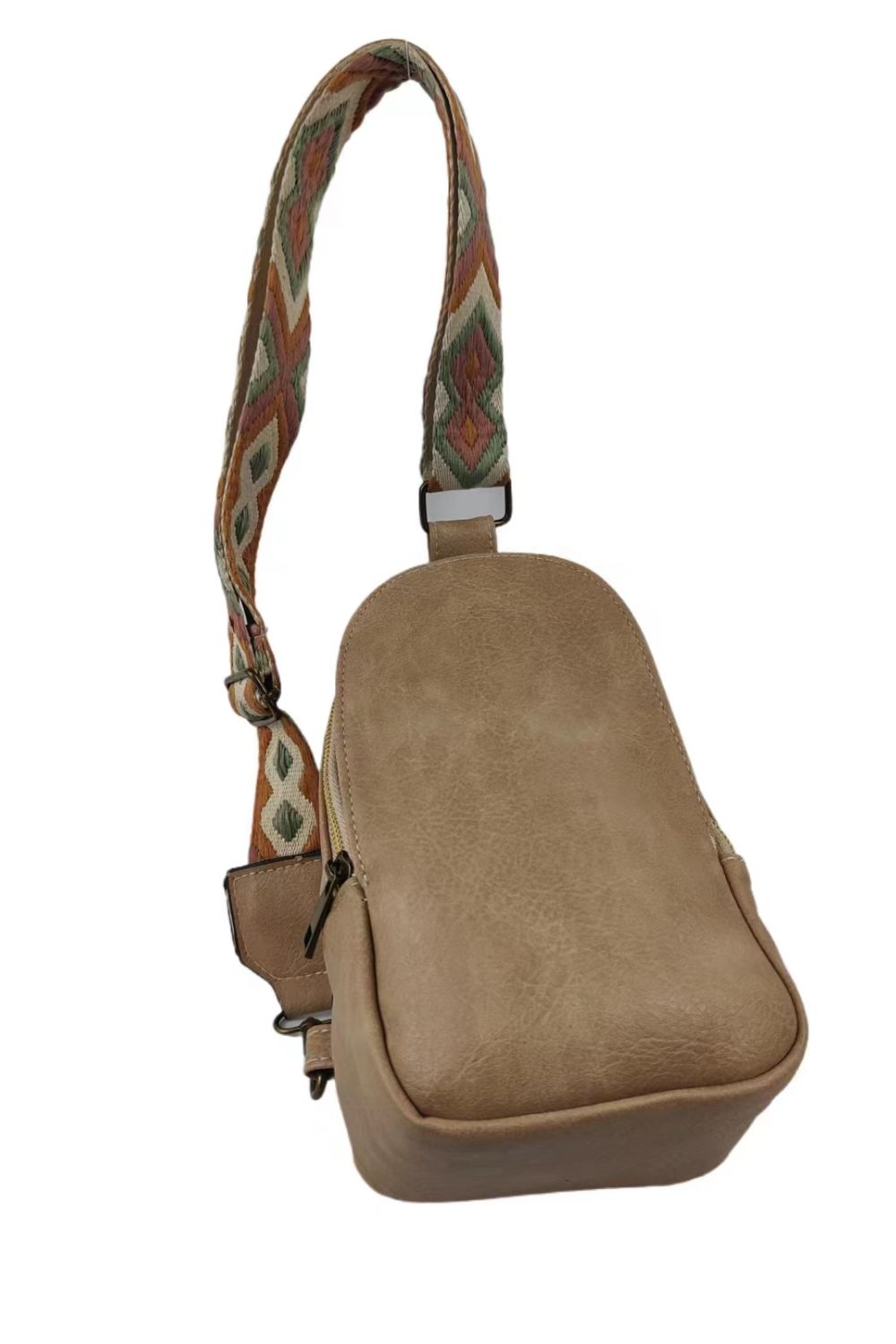 Pattern Adjustable Strap Sling Bag - 6 Colors Available