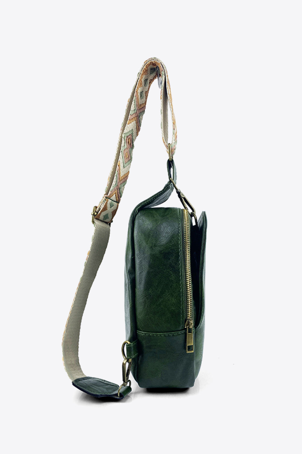 Pattern Adjustable Strap Sling Bag - 6 Colors Available