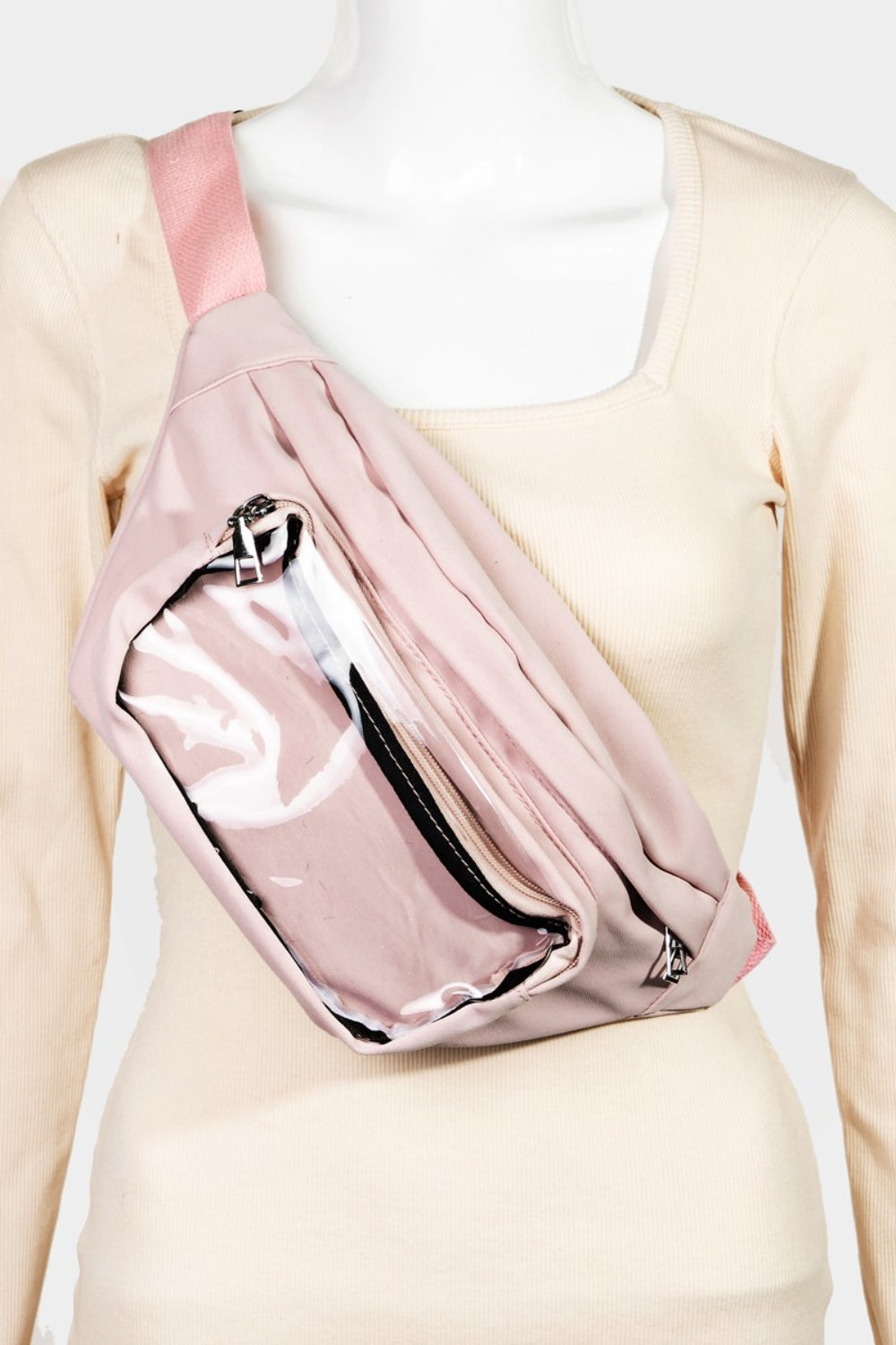 Adjustable Strap Sling Bag - Phone Holder - Pink or Blue