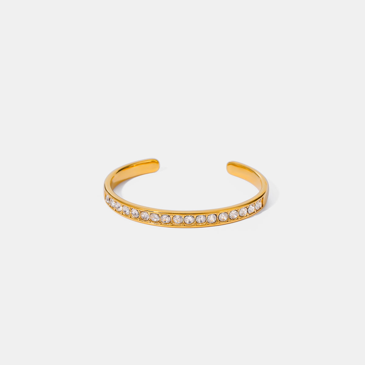 Inlaid Zircon Bracelet