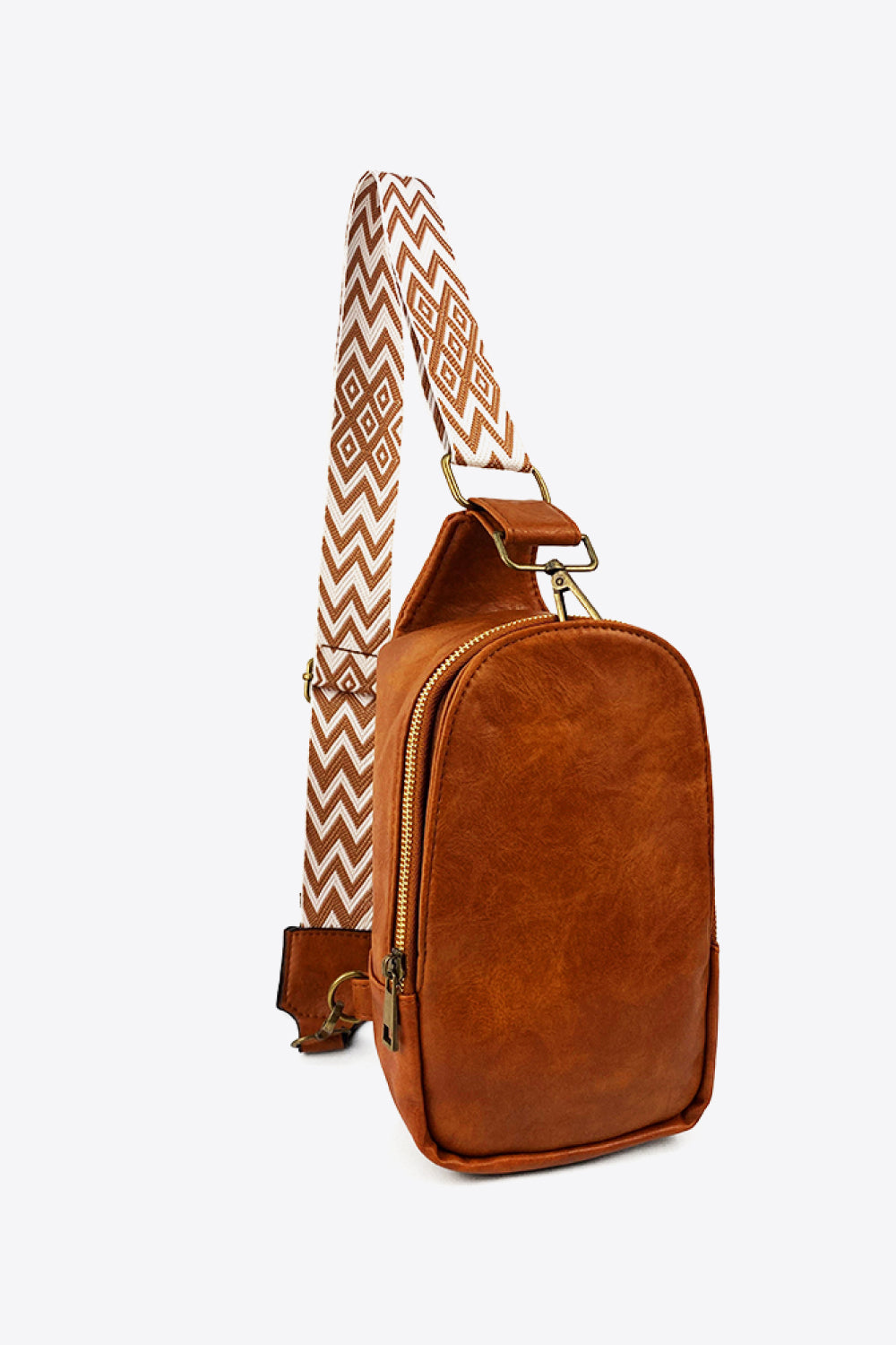 Pattern Adjustable Strap Sling Bag - 6 Colors Available