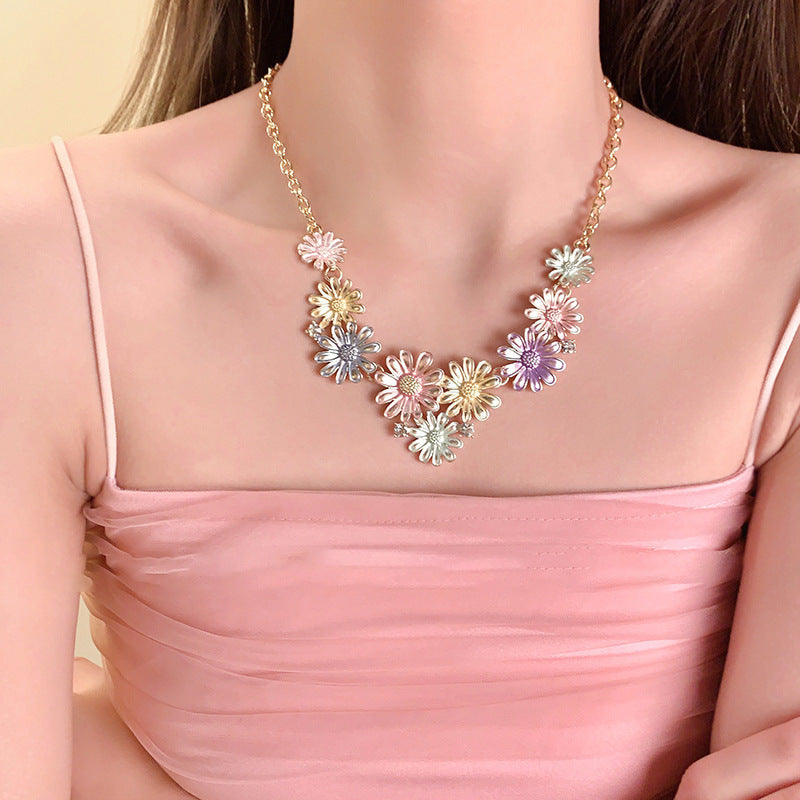 Floral Colorful Necklace