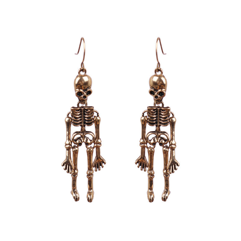 Skeleton Drop Earrings