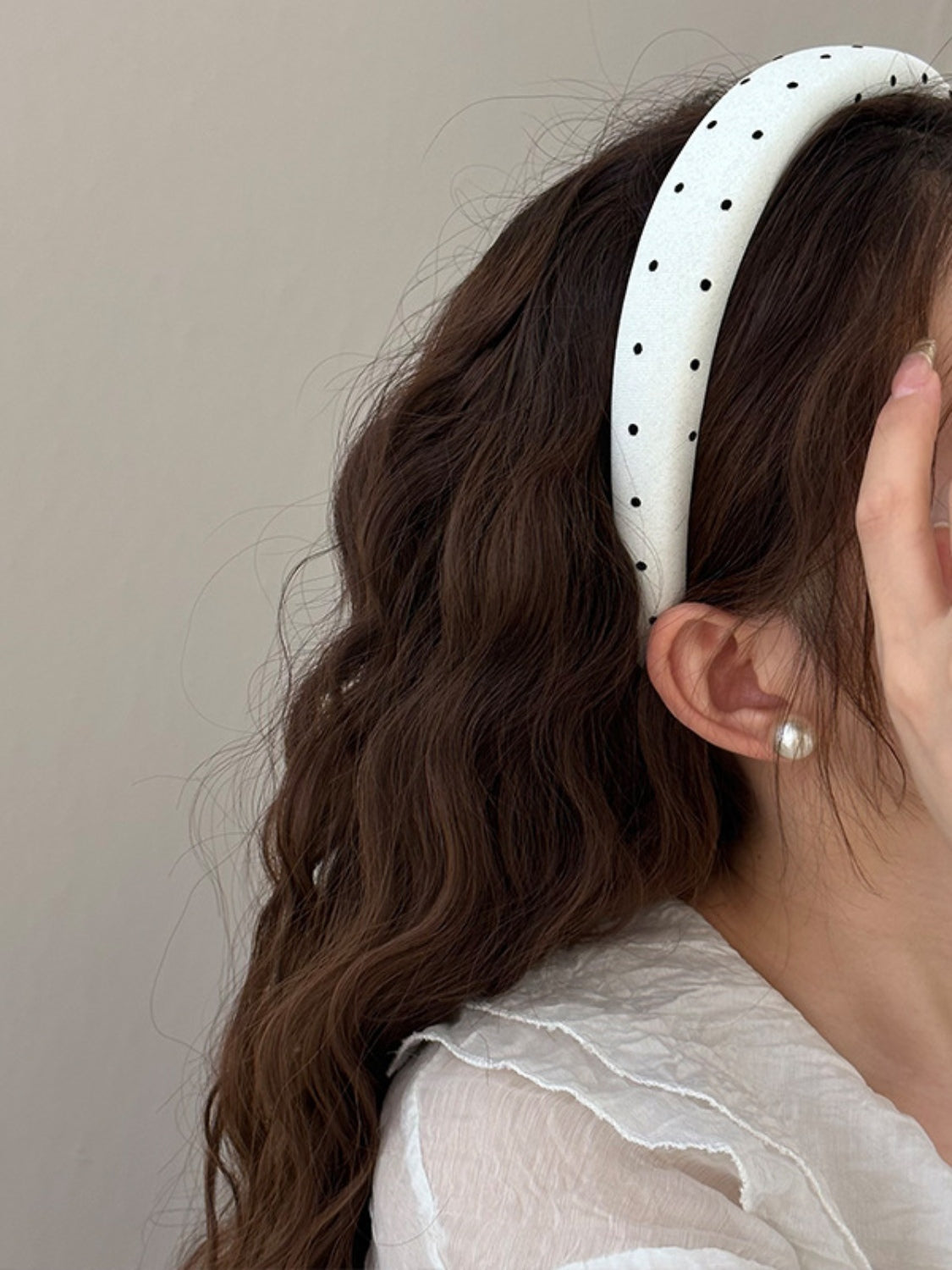 Polka Dot Wide Headband - Pick your color!