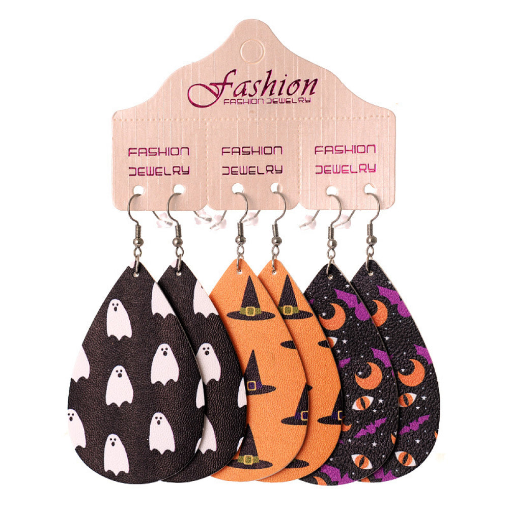 Halloween Teardrop Earrings Set