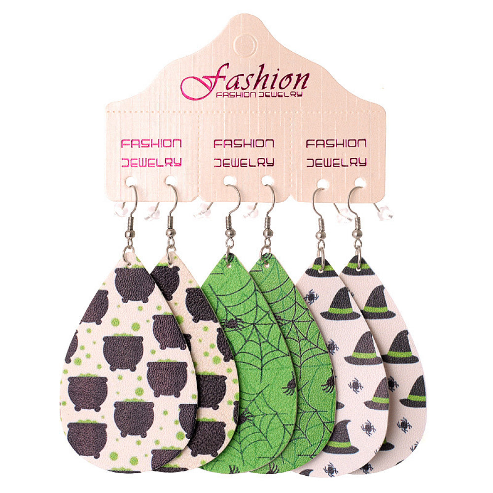 Halloween Teardrop Earrings Set