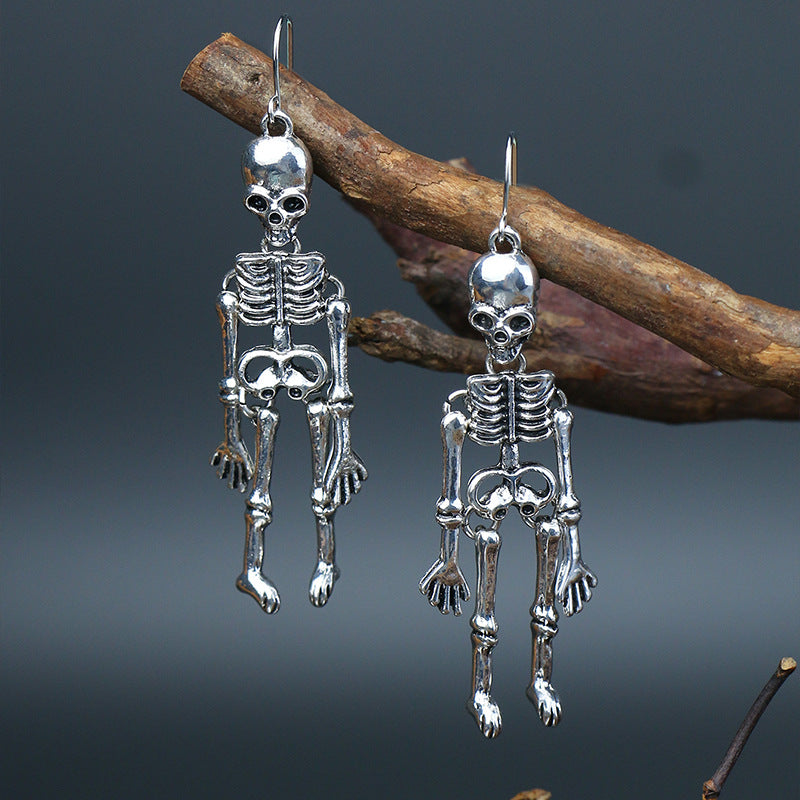 Skeleton Drop Earrings