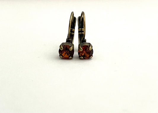 Mini Essential Earring - Chocolate Brown