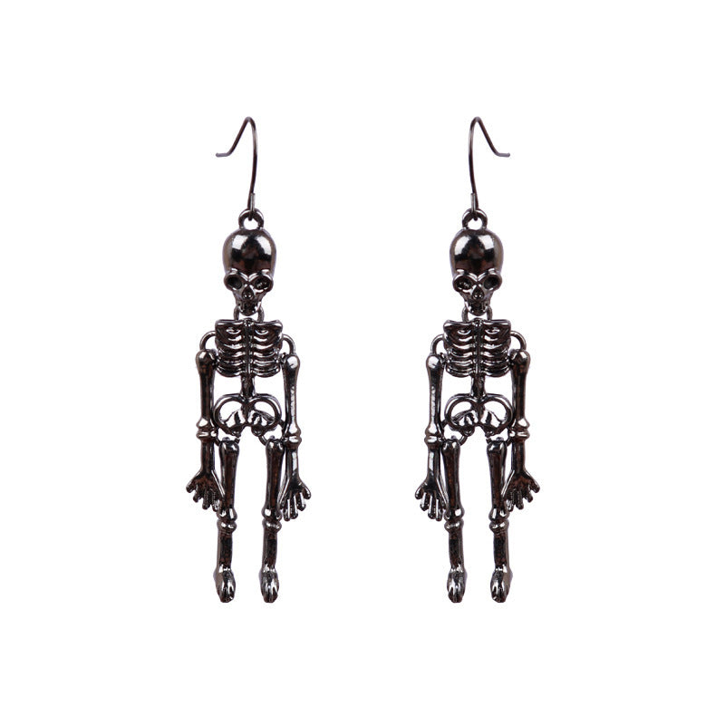 Skeleton Drop Earrings