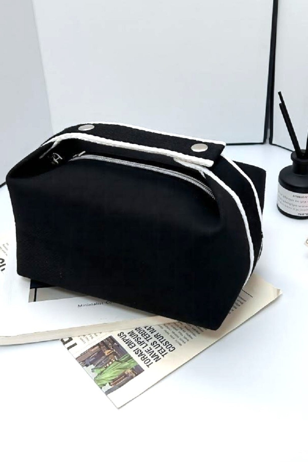 Waterproof Canvas Travel Cosmetic Bag