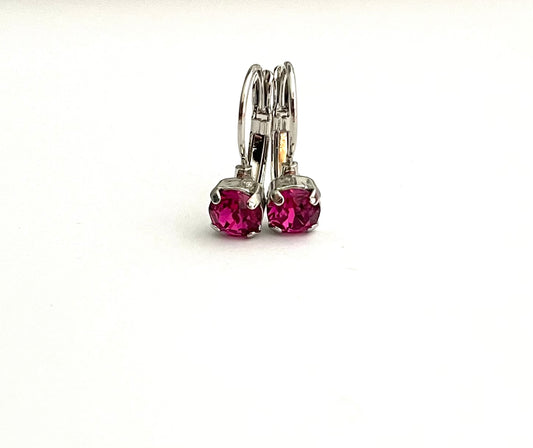 Mini Essential Earring - Hot Pink