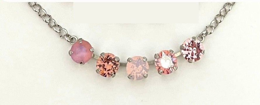 Soft Pinks Collection - Set in Silver Metal - choose your piece!