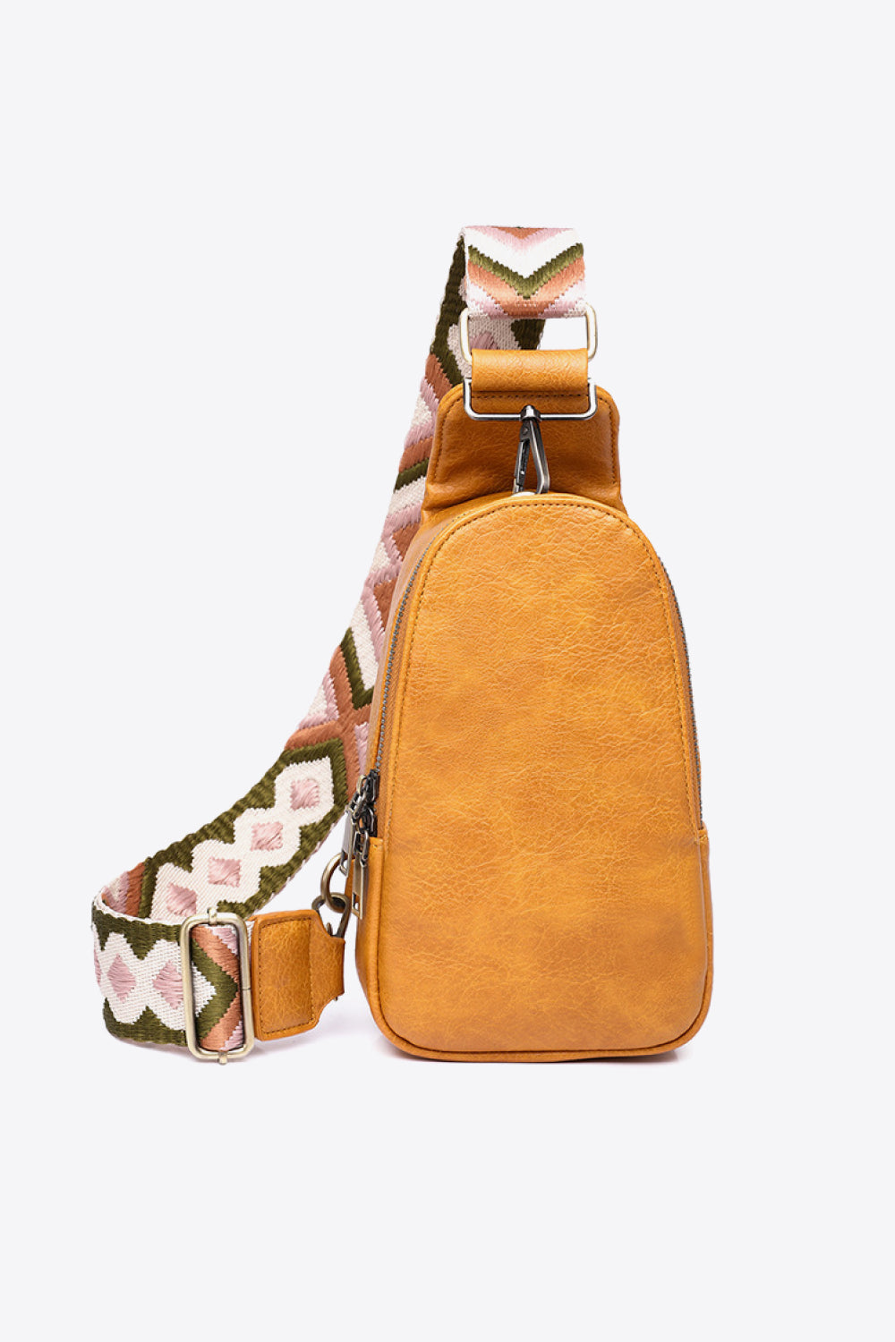 Pattern Adjustable Strap Sling Bag - 6 Colors Available