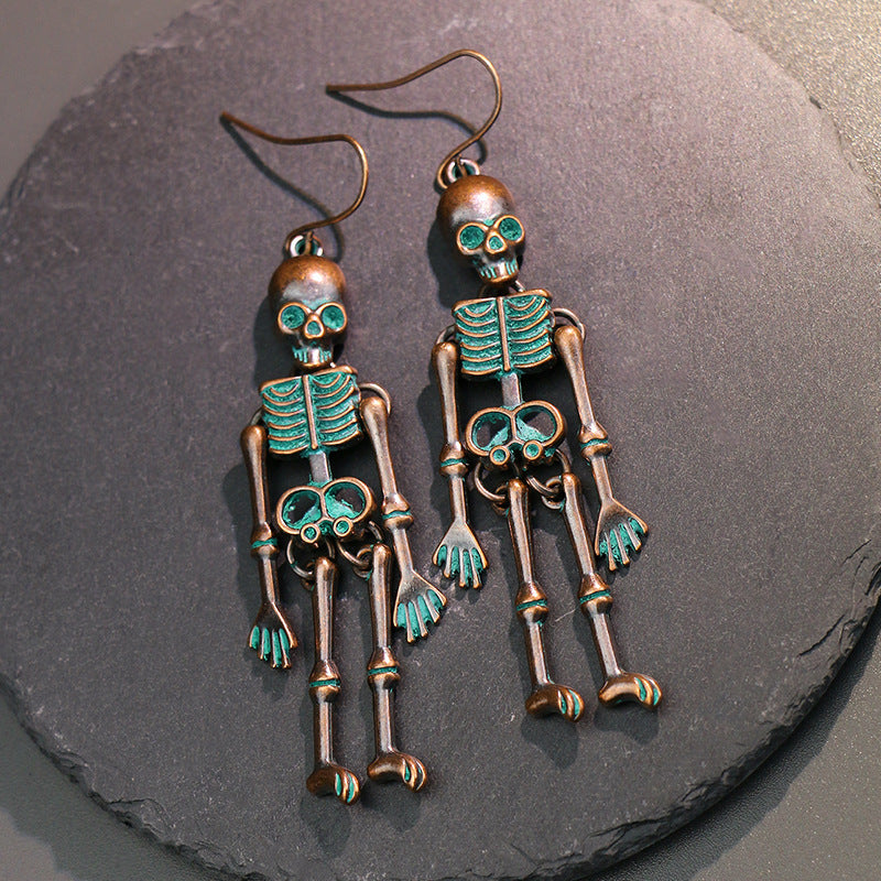 Skeleton Drop Earrings