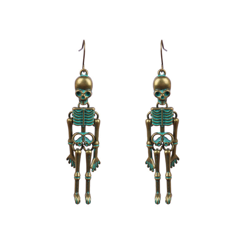 Skeleton Drop Earrings