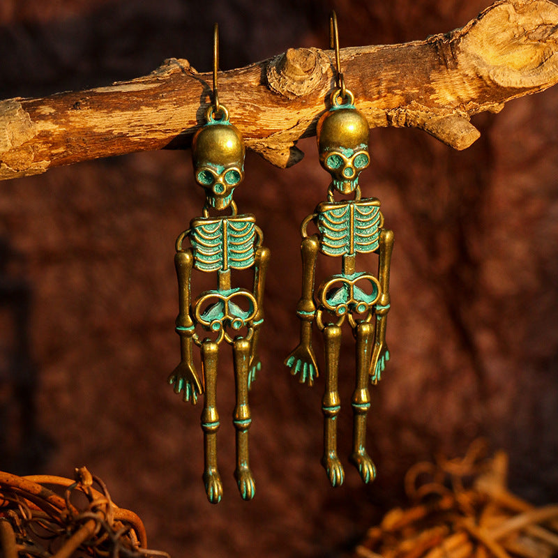 Skeleton Drop Earrings