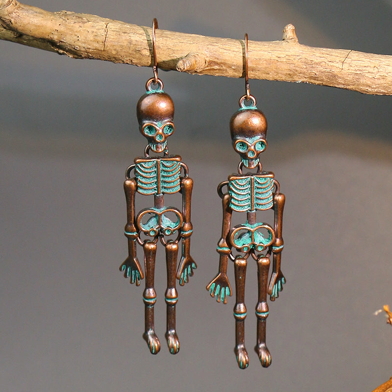 Skeleton Drop Earrings