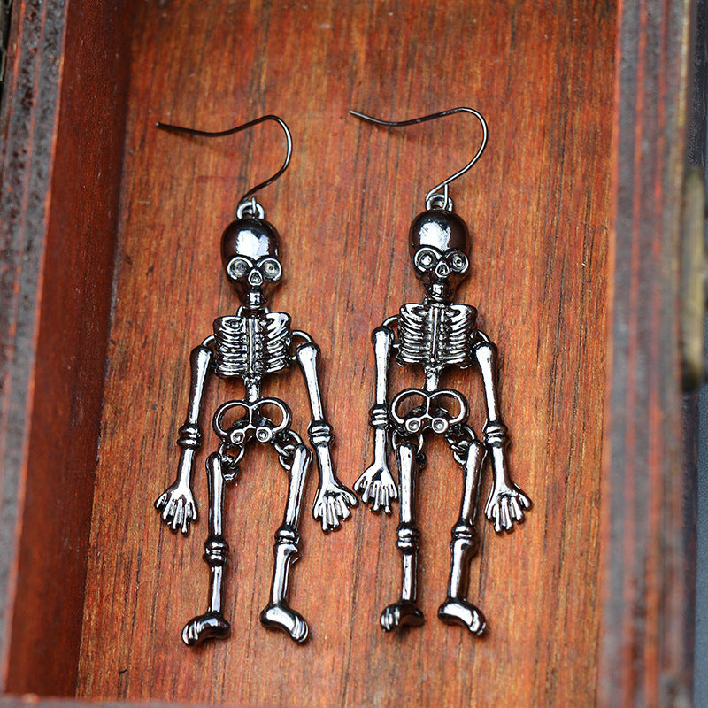 Skeleton Drop Earrings