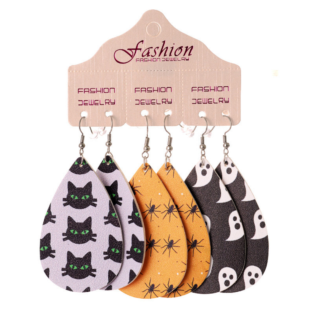 Halloween Teardrop Earrings Set