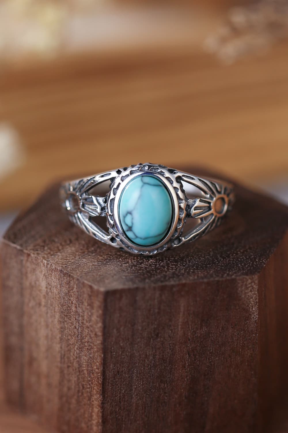 Turquoise Stone 925 Sterling Silver Ring