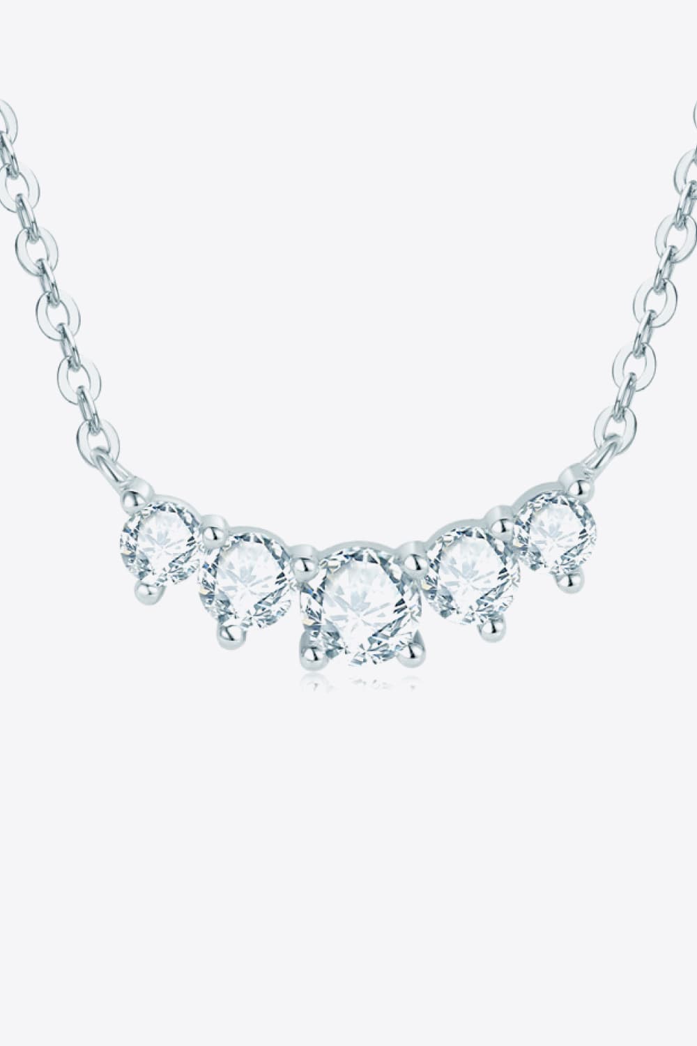 Moissanite Pendant Necklace