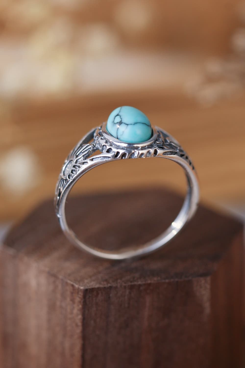 Turquoise Stone 925 Sterling Silver Ring