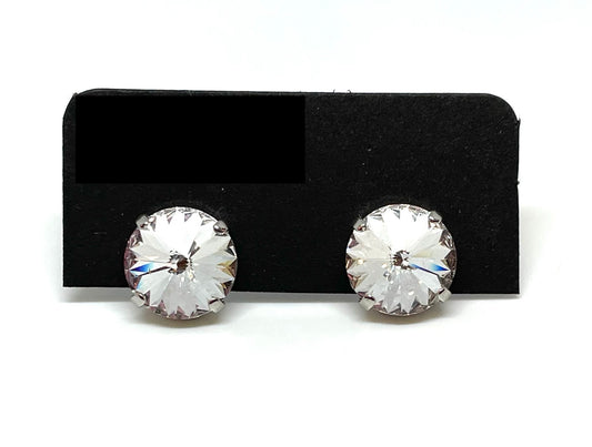 Classic Earring - Crystal Clear Stud