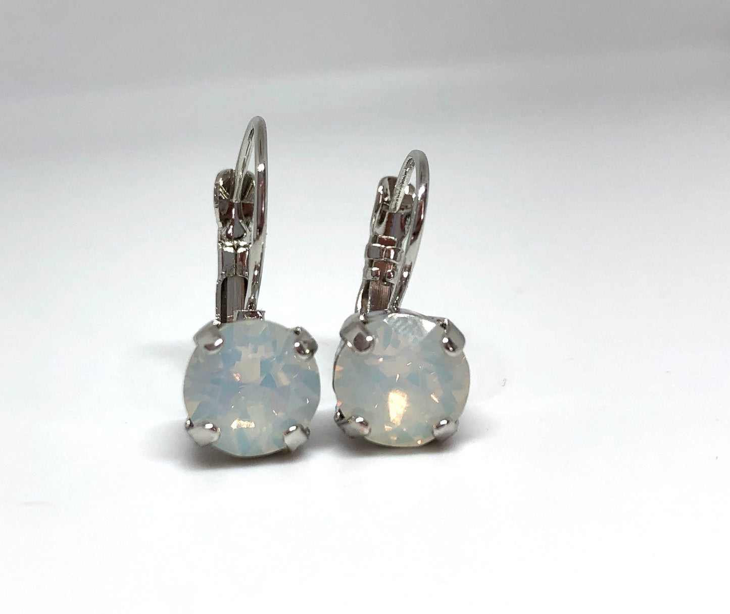 Essential Earrings - White Opal