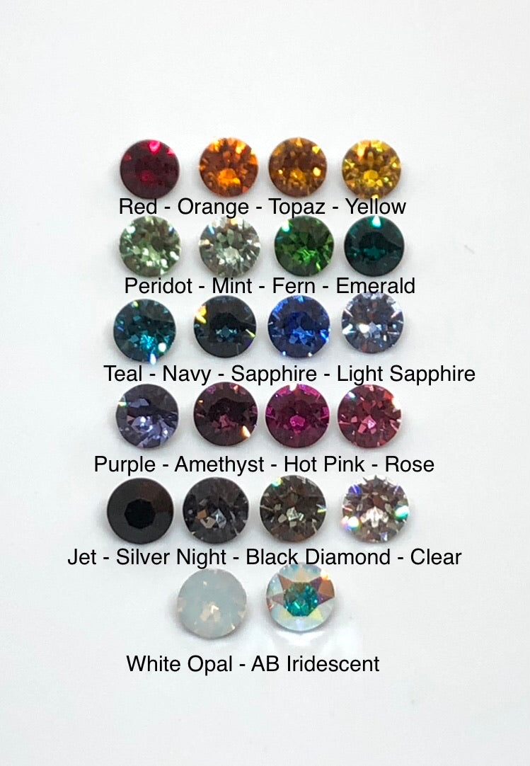 Mini Essential Earrings - Pick Your Crystal Color!